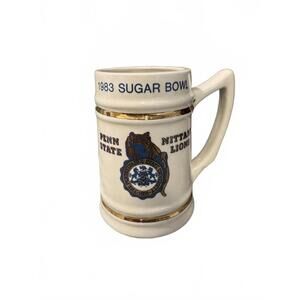 1983 Sugar Bowl Penn State Nittany Lions Ceramic Beer Stein